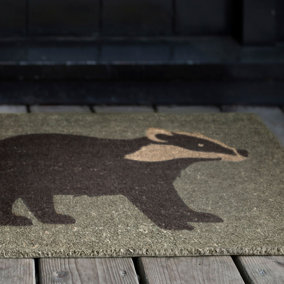 [Ƴ]Anorak Badgers Doormat   Ʈ