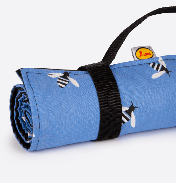 [Ƴ]Anorak Buzzy Bee Picnic Blanket (Blue) ũ Ŷ