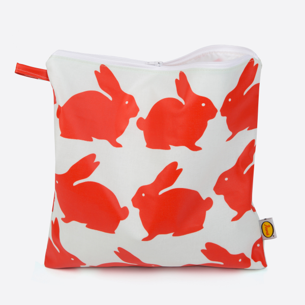 [아노락]Anorak Kissing Rabbits Toiletry Bag