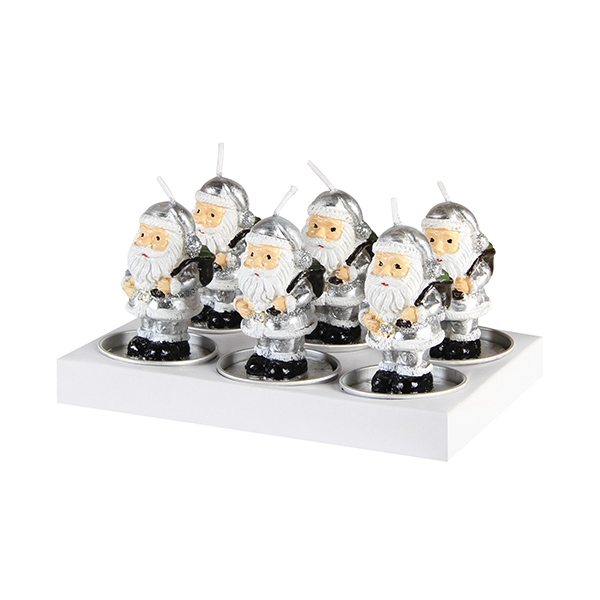 [Ŭ]Candle Santa Claus Silver(6 Ʈ)_KL20201103