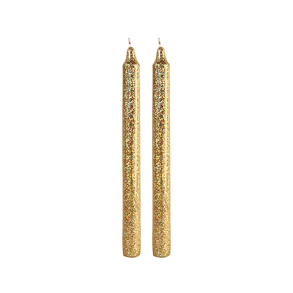 [Ŭ]Glitter Candles Gold(2 Ʈ)_KL20201111