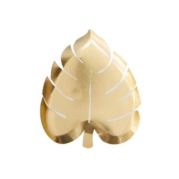 [޸޸]Gold Palm Leaf Plates(8Ʈ)_Ƽ-ME173791