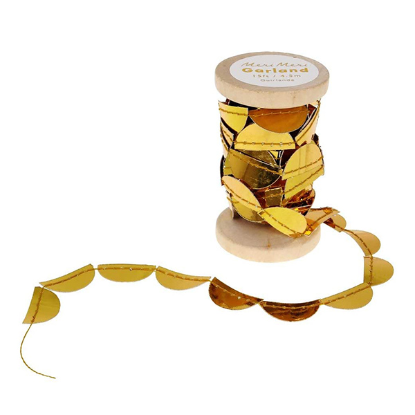 [޸޸]Gold Scolloped Spool Garland_Ƽ-ME164197