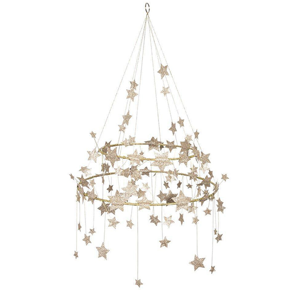 [޸޸]Gold Sparkle Star Chandelier_Ƽ鸮-ME210367