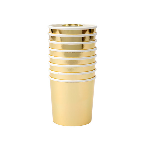 [메리메리]Gold Tumbler Cups(8개세트)_파티컵-ME181684