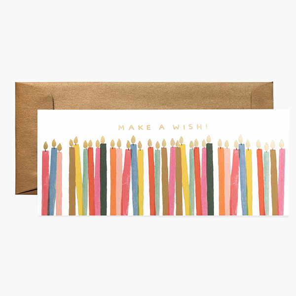 []MAKE_WISH CANDLES NO.10 CARD_RPSS2119