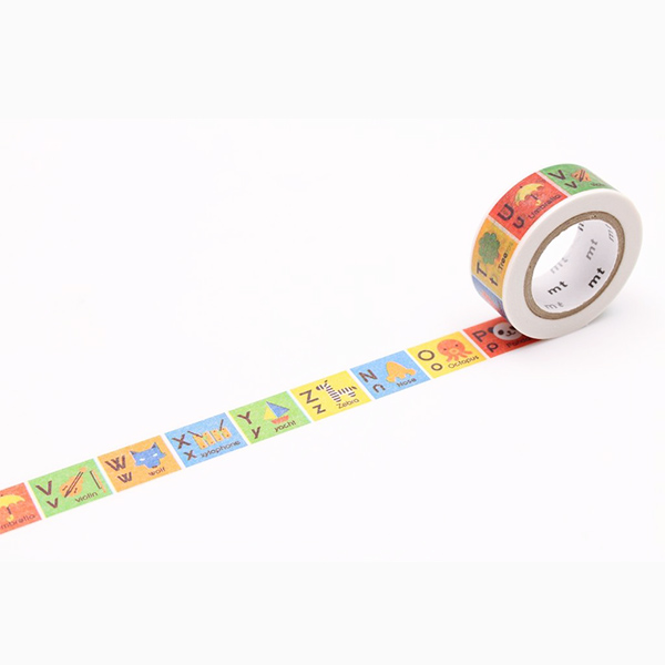 [Ƽ]MT Masking Tape KIDS ALPHABET N-Z_MT01KID014