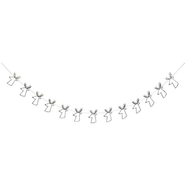 [޸޸]Silver Reindeer Mini Garland_Ƽ-ME196683