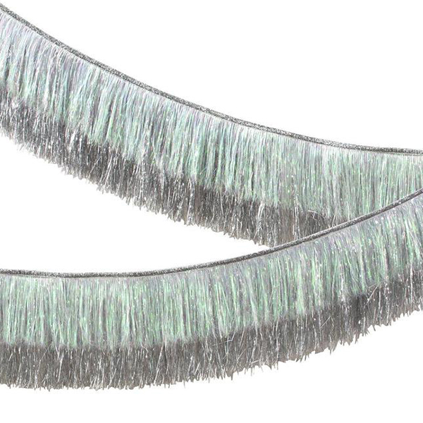 [޸޸]Silver Tinsel Fringe Garland_Ƽ-ME199074