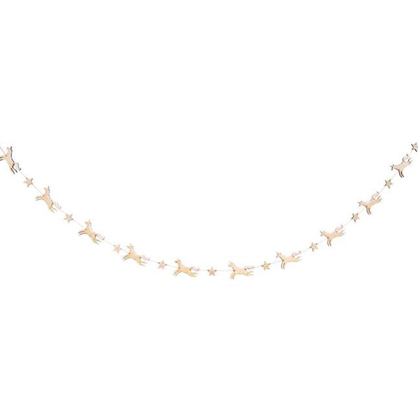[޸޸]Wooden Unicorn Garland_Ƽ-ME179407