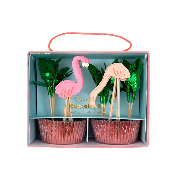 [޸޸]Neon Flamingo Cupcake Kit(24Ʈ)_ũŰƮ-ME188494