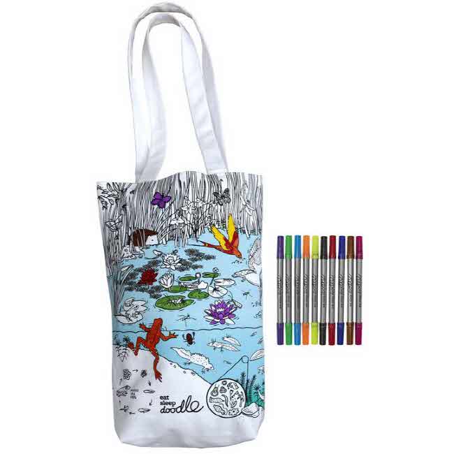 [սε]colour & carry pond life tote bag ÷Ʈ 