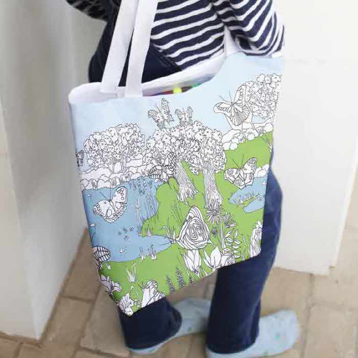 [잇슬립두들]colour & carry butterfly tote bag
