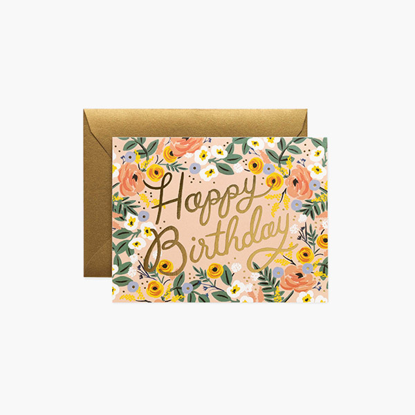 [라이플 페이퍼]장미 생일 카드-RP21ENCAD0005BRT