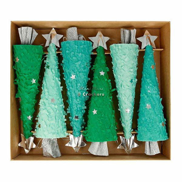 [메리메리] Christmas Trees Crackers 크리스마스트리 크래커 (6개 세트)-ME210223