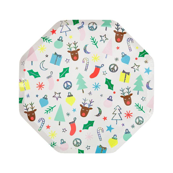 [޸޸]Festive Fun Dinner Plates(8Ʈ)_Ƽ-ME198664