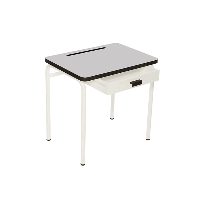 [BLOOQ_ Les Gambettes]Regine Desk-Pearl Gray -S21LGB-105002A