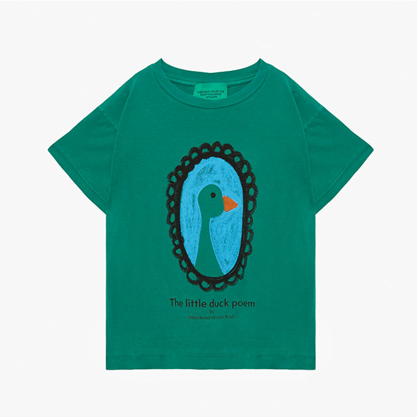 [위켄드하우스키즈] Duck 티셔츠-WH22KSSTSH0376GRN