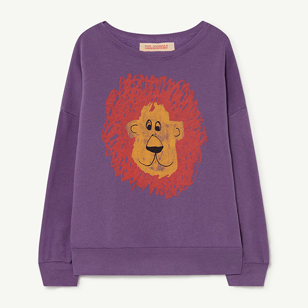 [타오_22] Purple Lion Big Bear 스웨셔츠-TA22KSSST2018PPL