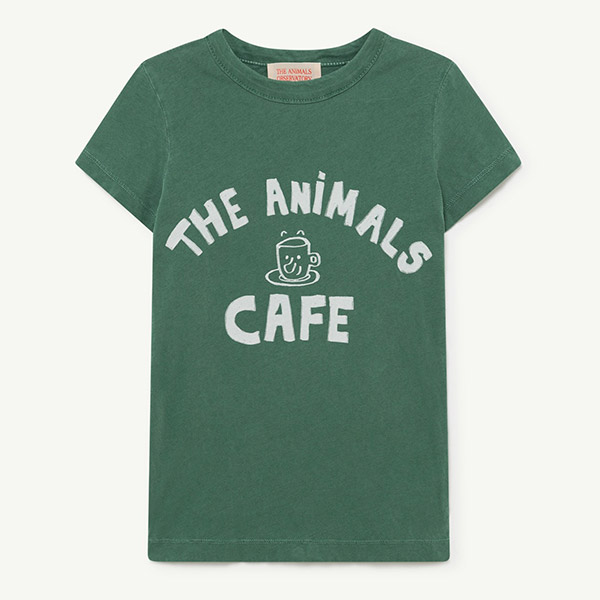 [타오_22]Green The Animals 티셔츠-TA22KSTSH2007GTA