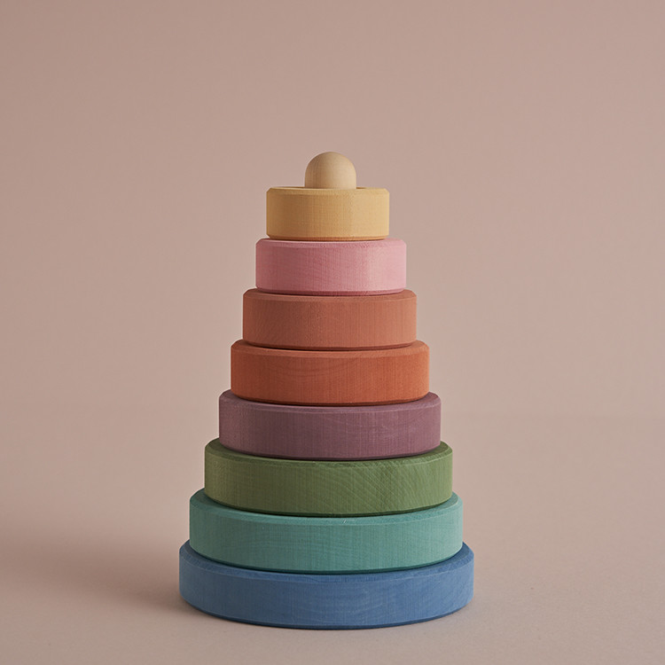 [ΰ׷]Pastel Earth stacking tower