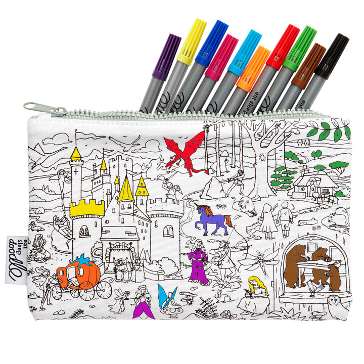 [սε]fairytale & legends pencil case - colour in & learn ÷ 