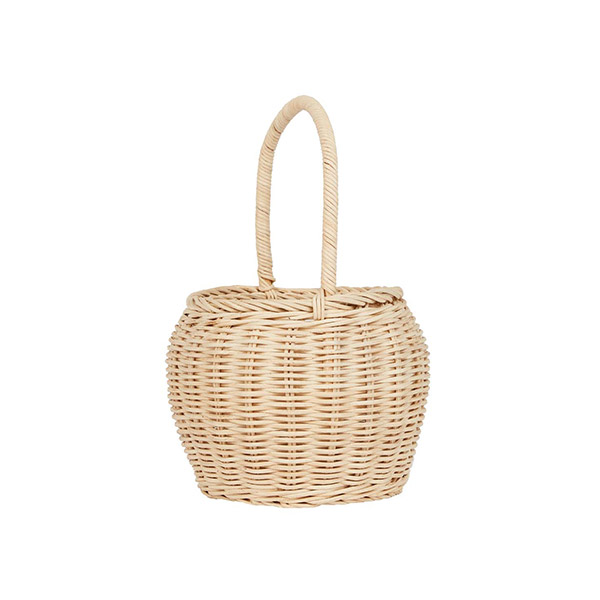 [ø]Rattan Big Berry Basket - Straw ź   ٽ-OL00LNBSK0013STR