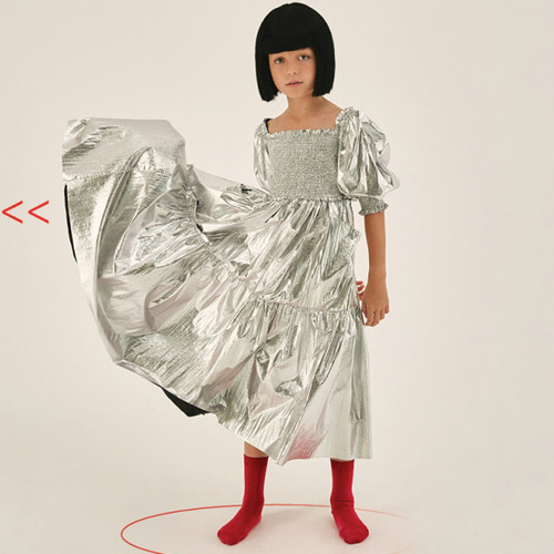 SS22[리틀크레이티브팩토리]Futuristic Dress_드레스