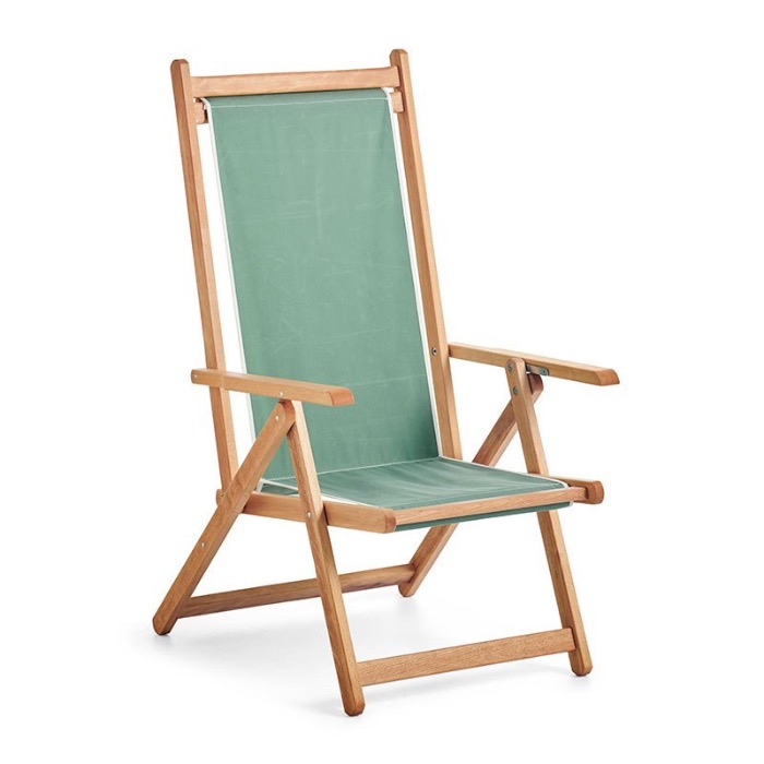 []Basil Bangs Monte Deck Chair - Sage_BDCT-19-0299