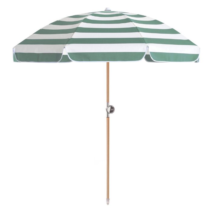 [바질뱅스]Basil Bangs Luxury Umbrella - Sage Stripe_BUP-21-0414