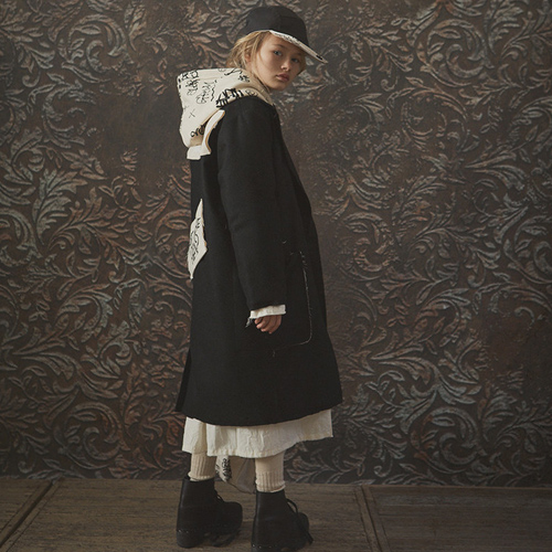 AW21[ƲũƼ丮]Blackboard Straight Coat_Ʈ