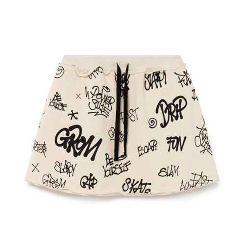 AW21[리틀크리에이티브팩토리]Graffiti Mini-Skirt_스커트