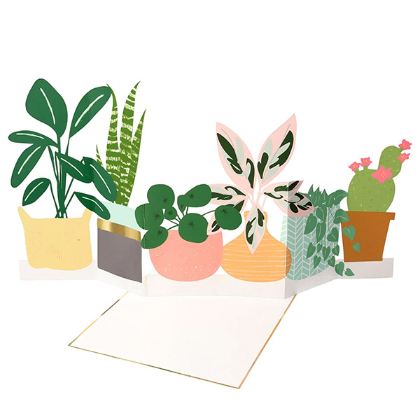 [޸޸] Potted Plant Concertina Card-ME205147