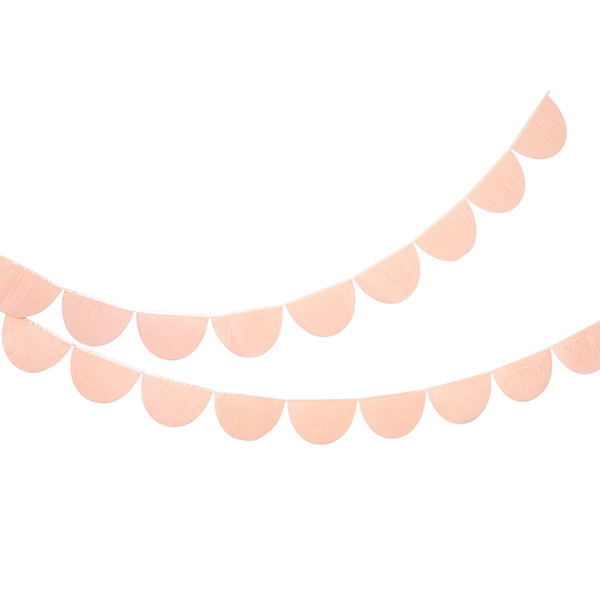 [޸޸]Peach Tissue Paper Scallop Garlands(2Ʈ)_Ƽ-ME211330
