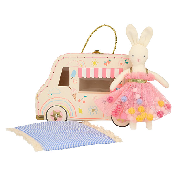 [메리메리]Ice Cream Van Bunny Mini Suitcase Doll_인형-ME215407