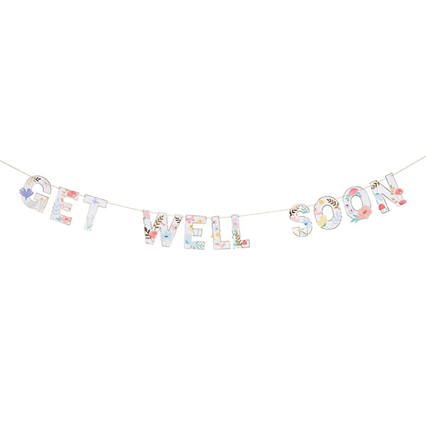 [޸޸]Get Well Soon Garland Card-ME223731