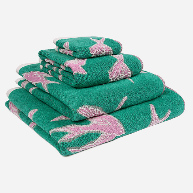 [Ƴ]Flying Birds Organic Cotton Towels Ÿ