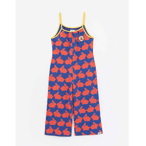 [Ƴ]Kissing Rabbits Organic Cotton Kids Playsuit ÷̼Ʈ