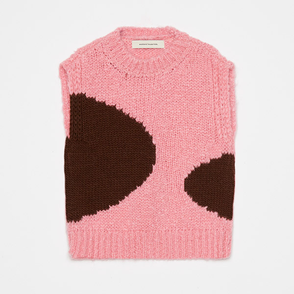 40[˵Ͽ콺Ű]Pink dot vest Ʈ-WH22KAVES0535PNK