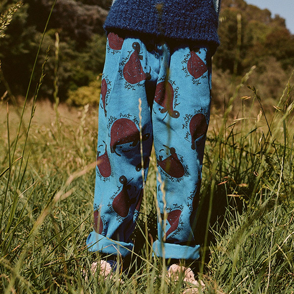 40[˵Ͽ콺Ű]Corduroy turtle pants -WH22KAPAN0546BLU