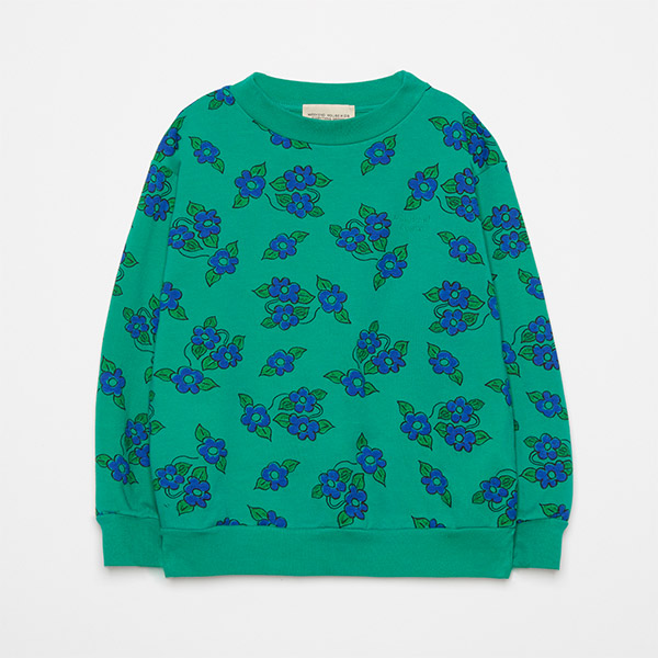 40[˵Ͽ콺Ű]Green flowers sweatshirt -WH22KASST0566GRN