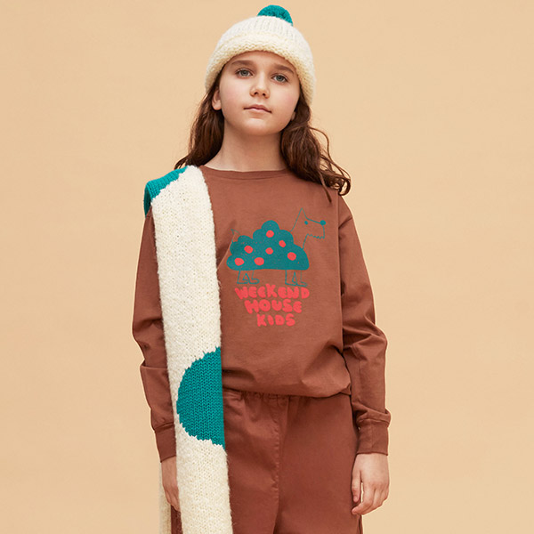 40[˵Ͽ콺Ű]Dog bush l/s t-shirt Ƽ-WH22KATOP0594BRW
