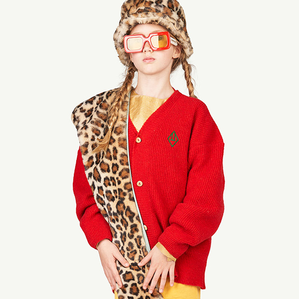 22AW[TAO]Ÿ Red Plain Racoon -TA22KACAR0023RLO