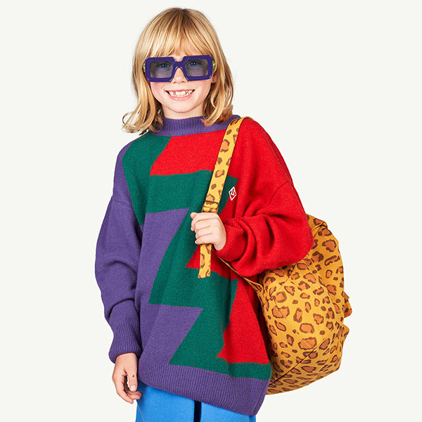 [Ÿ]Red Tricolor Bull -TA22KASWT0025RLO