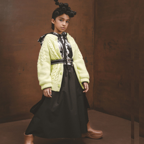 AW22[ƲũƼ丮]Tricot Zig-Zag Cardigan 