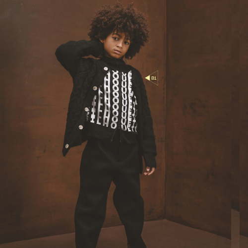 AW22[ƲũƼ丮]Tricot Zig-Zag Cardigan 