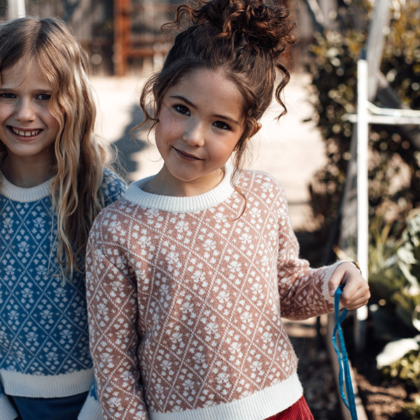 50[ֻڶ]Ivory and pink jacquard jersey_-BR22KAKNI0022IVO
