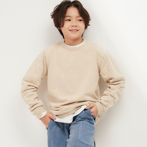 22fw[ڵĵ]PATCH SWEATSHIRT (NATURAL BEIGE) 
