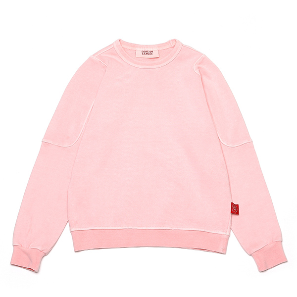 22fw[ڵĵ]PATCH SWEATSHIRT (PIGMENT PINK) 