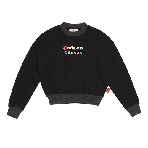 22fw[ڵĵ]HEAVY TERRY SWEATSHIRT (PRINTED BLACK) 
